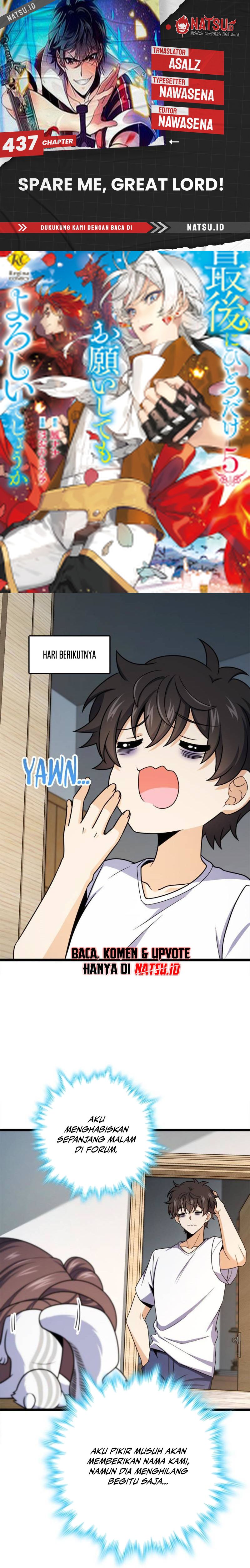 Spare Me, Great Lord! chapter 437